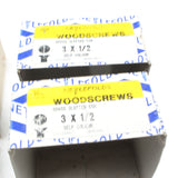 2x Boxes Of Nettlefolds Small CSK Brass Screws – 1/2” x 3