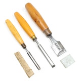 3x Old Marples Bevel Edge Chisels (Boxwood)