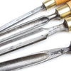 4x Old Marples Firmer Gouges & Chisel (Boxwood)