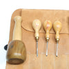Wood Carving Tools Set with Mallet - ENGLAND, WALES, SCOTLAND ONLY