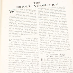 Old The Electrical Encylopedia Books Vols I - IV