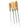 4x Old Wooden Handled Screwdrivers (Ash)