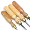 4x Old Wooden Handled Screwdrivers (Ash)