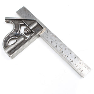 SOLD - Small LSS Starrett Combination Square - 15cm (USA)