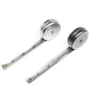 2x Small John Rabone Flexlet Push-Pull Tape Measures
