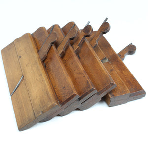 5x Early Mutter Hollow and Round Planes (Beech)