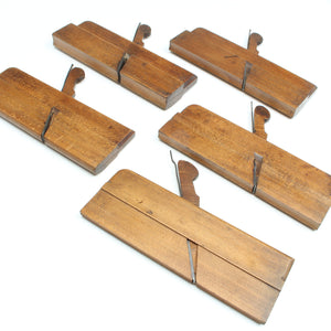 5x Early Mutter Hollow and Round Planes (Beech)
