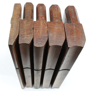 5x Early Mutter Hollow and Round Planes (Beech)