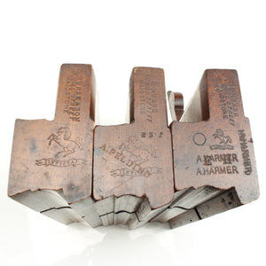 3x C Nurse (Maidstone) Wooden Ovolo and Ogee Planes (Beech)