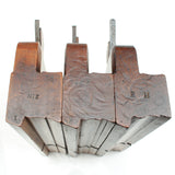 3x C Nurse (Maidstone) Wooden Ovolo and Ogee Planes (Beech)