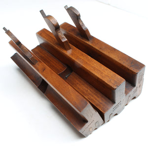 3x C Nurse (Maidstone) Wooden Planes - Bead - 1/2", 7/8", 1" (Beech)