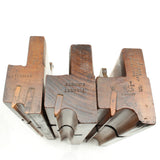 3x C Nurse (Maidstone) Wooden Planes - Bead - 1/2", 7/8", 1" (Beech)