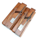 2x Old Nurse (London) Wooden Planes - Ovolo (Beech)