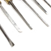 11x Frost Wood-Carving Tools (Beech) - OldTools.co.uk