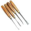 4x Herring "Prize Medal" Wood-Carving Tools (Beech)