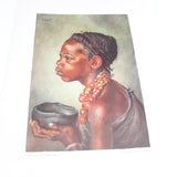 2x Old Joy Adamson Prints Of African Tribes People