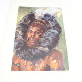 2x Old Joy Adamson Prints Of African Tribes People