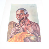 Old Joy Adamson Print Of African Tribes Person
