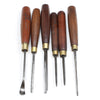 6x "Prize Medals" Addis Wood-Carving Tools (Mahogany)