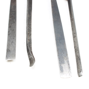 4x Addis Wood-Carving Tools (Beech) - OldTools.co.uk