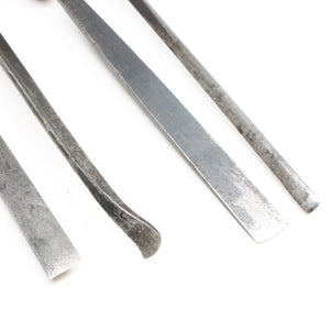 4x Addis Wood-Carving Tools (Beech) - OldTools.co.uk