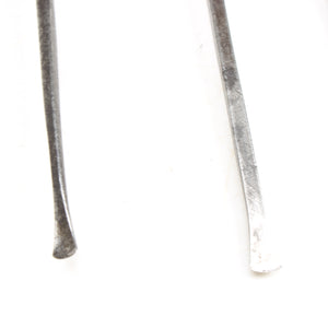 4x Old Wood-Carving Tools (Beech)