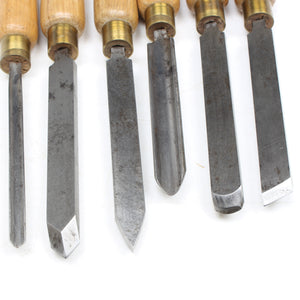 6x Old Marples Woodturning Tools - UK ONLY