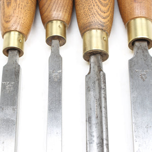 4x Old John Bull Woodturning Tools - UK ONLY