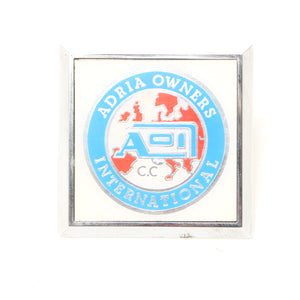 Vintage Adria Owners International Caravan Car Badge