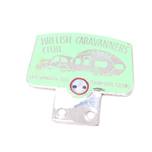 Vintage British Caravanners Club Car Badge