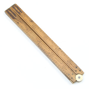 SOLD - Old Keyzor & Bendon (London) Wooden Rule - 24" (Boxwood)