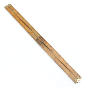 SOLD - Old Keyzor & Bendon (London) Wooden Rule - 24" (Boxwood)
