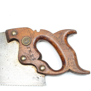 Old Small Panel Saw - 20" - 10tpi (Beech)