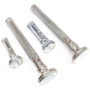 4x Old Torches / Flashlights (Display) - OldTools.co.uk