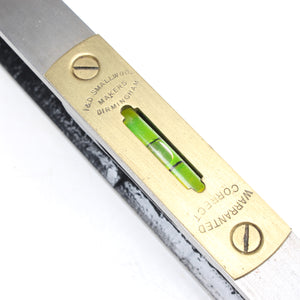 Old Ornate Smallwood Level – 12 inch - OldTools.co.uk
