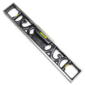 Old Ornate Smallwood Level – 12 inch - OldTools.co.uk