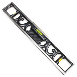 Old Ornate Smallwood Level – 12 inch - OldTools.co.uk