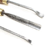 3x Old Carving Tools - Gouge, Spoon (Beech) - OldTools.co.uk