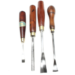 4x Old Wood Carving Tools - ENGLAND, WALES, SCOTLAND ONLY - OldTools.co.uk