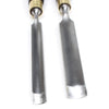 2x Incannel Firmer Gouges (Stained Beech) - OldTools.co.uk