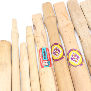 12x Vintage Hammer Handles, Hatchet Handles Etc. (Ash, Hickory) - OldTools.co.uk