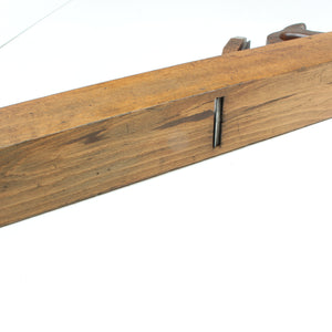 Old Huge Wooden Jointer Plane (Beech) - OldTools.co.uk