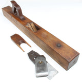 Old Huge Wooden Jointer Plane (Beech) - OldTools.co.uk