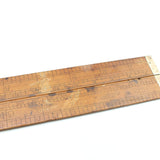 Old J Rabone Wooden Folding Rule with Coventry Advertising - 24" (Boxwood) - OldTools.co.uk