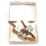 3x Old Tiny Brass Spokeshaves (USA) - OldTools.co.uk