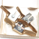 3x Old Tiny Brass Spokeshaves (USA) - OldTools.co.uk