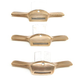 3x Old Tiny Brass Spokeshaves (USA) - OldTools.co.uk