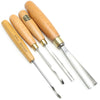 4x Old Carving Tools (Ash, Beech) - OldTools.co.uk