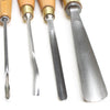 4x Old Carving Tools (Ash, Beech) - OldTools.co.uk