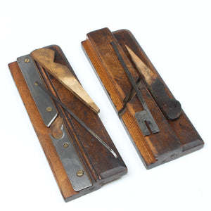 Wooden Mathieson Tongue and Groove Planes (Beech)